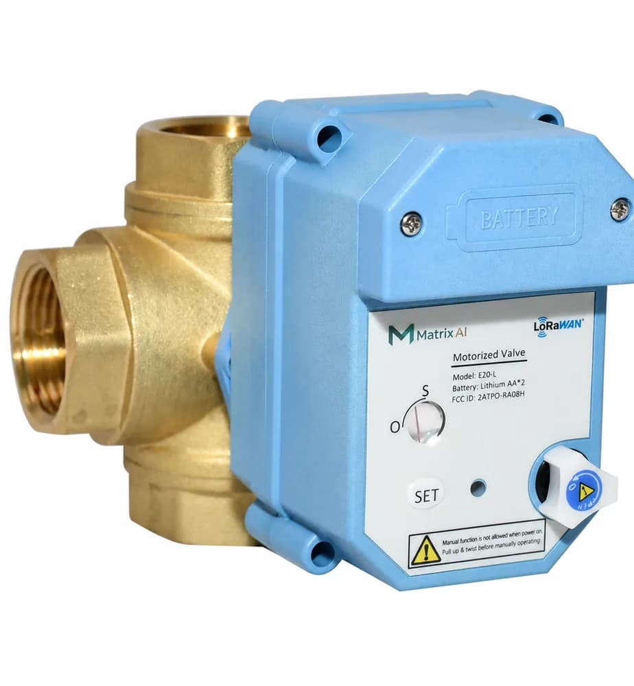 Motorized Valve — Modbus HVAC & Building Sensors
