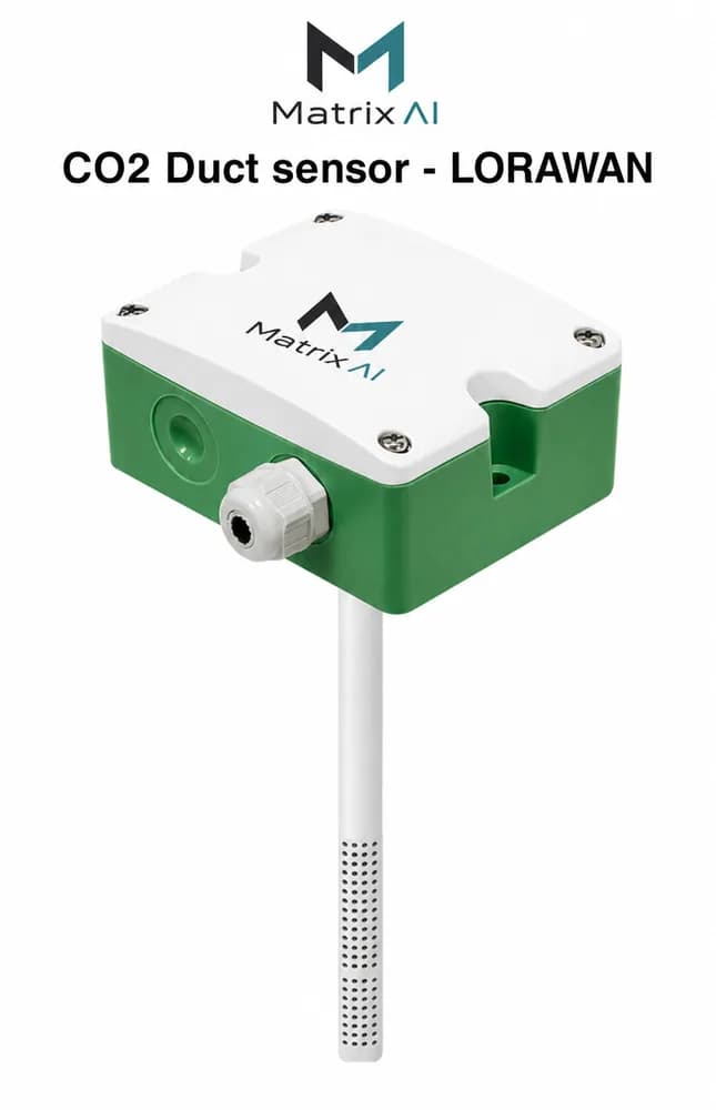Duct CO2 Sensor — Modbus HVAC & Building Sensors